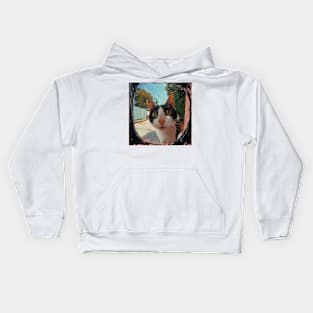 peeping ii Kids Hoodie